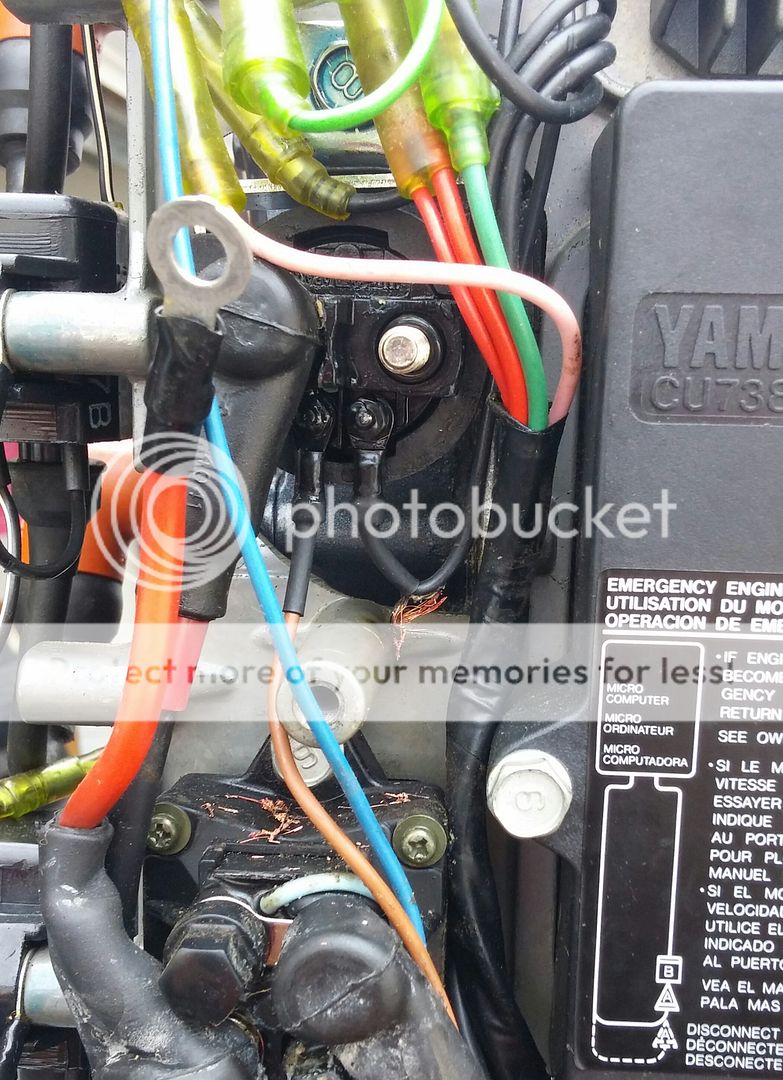 Starter Solenoid Melted Wire? Yamaha Outboard Parts Forum